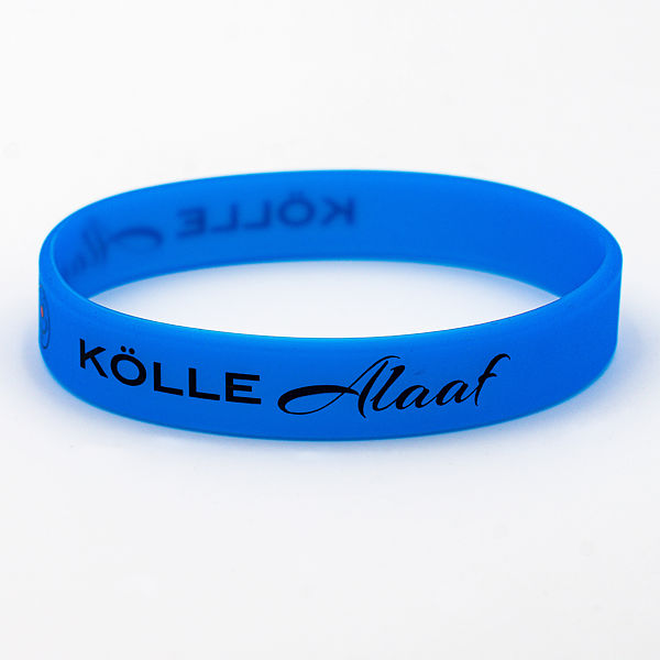 Silikon-Armband Kölle Alaaf, blau