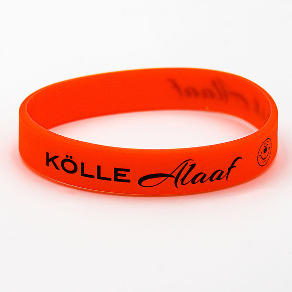 Silikon-Armband Kölle Alaaf, rot