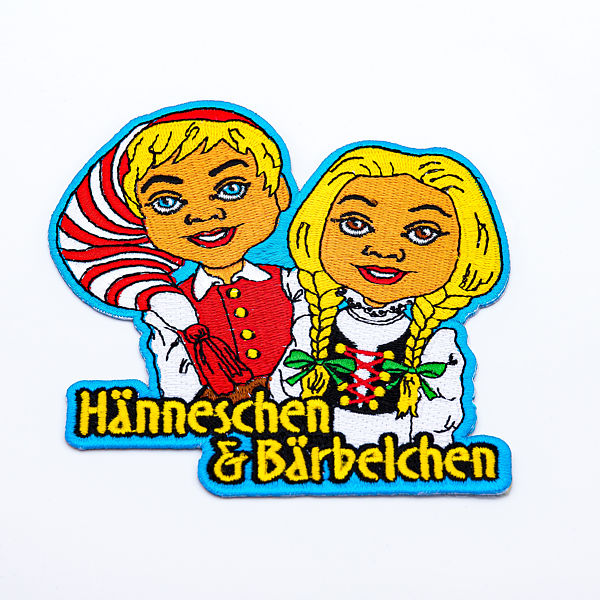 Bügelbild Hänneschen & Bärbelchen, klein