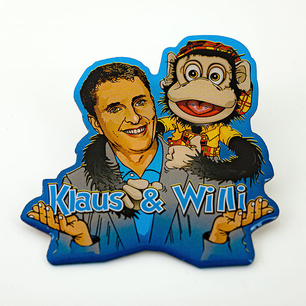 2D-Pin Klaus & Willi