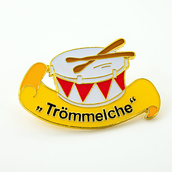 2D-Pin Trömmelche golden