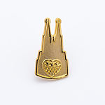 2D-Pin Dom mit Wappen klein, gold