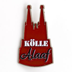 3D-Pin Dom rot mit Kölle Alaaf