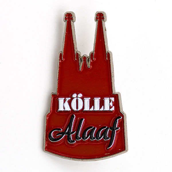 3D-Pin Dom rot mit Kölle Alaaf