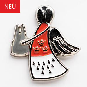 Pin Kölscher Schutzengel, silber