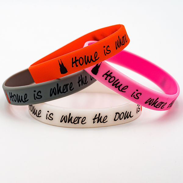 Silikon-Armband Home is where the Dom is, 4 Varianten - Torben Klein Kollektion